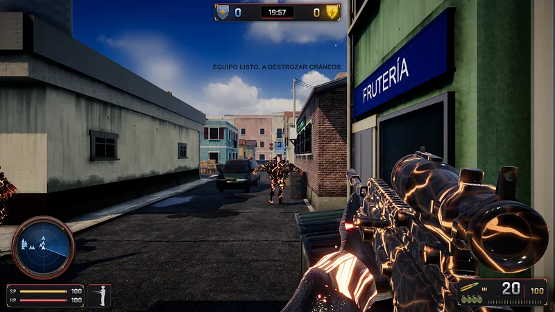 Disparando con la skin Tormenta de Fuego: las brasas de cada tiro
